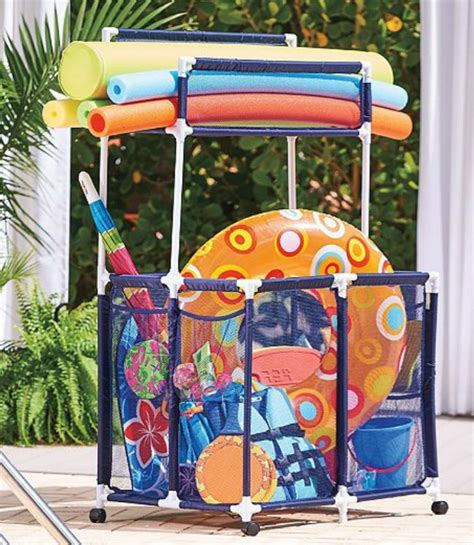 pool toys storage